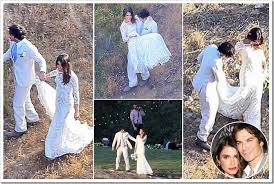 Nikki Reed Weds Ian Somerhalder Celebrity Wedding Photos Nikki Reed Nikki Reed Wedding