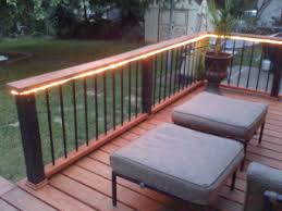 Rope lights for deck railing. Rope Lights But Will There Be Cake