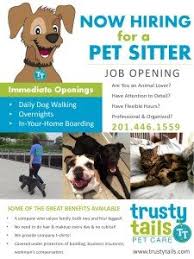 Browse animal care jobs and apply online. Hiring Professionals For Dog Walking Jobs Pet Sitting Trusty Tails