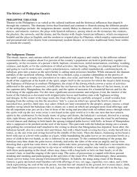This link is to an external site that may or may not meet accessibility guidelines. The History Of Philippine Theatre