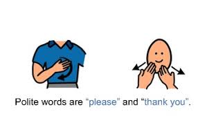 The signing motion for good and thank you are the same. Saying Thank You Social Story Sign Language Version Tpt