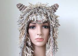 White Animal Hat
