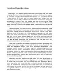 Kepentingan Mempelajari Sejarah