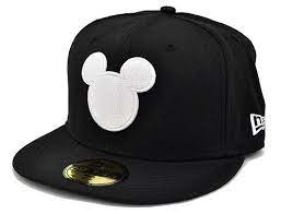 Disney X New Era Mickey Silhouette 59fifty Fitted Baseball Cap Disney Hats Mickey Silhouette Fitted Baseball Caps