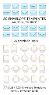 You can set aside a ton of cash by picking the pardon envelope templates for card making, and very nearly all one of them are flawlessly planned. Set Of 20 A7 Envelope Templates 5 25 X 7 25 For 5x7 Etsy Envelope Template Envelope Mini Envelopes Template