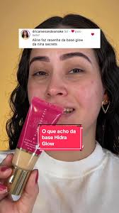 O QUE EU ACHO DA BASE HIDRA GLOW DA @niinasecrets 🤔 @linhaniinasecrets Só  quero saber quando é que eu vou comprar de novo porque não consigo mais  ficar sem essa base 😍🫶🏻 A minha cor é a 05 Você já ...