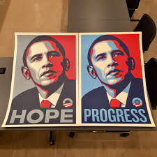 Obama was sworn in as the 44th president of the united states today, becoming the first. Beinecke Library Pa Twitter Posters 2008 Shepard Fairey Los Angeles Signature Of The Artist Hope Bein Brsides Double Folio 2012 5 No 478 Of 600 Copies Https T Co Jf0eyrsanv Progress Bein Brsides Double Folio