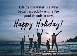 It's all about hot sunshine, get tan lines, snapping selfies wearing sunglasses, chilling with friends on beaches, enjoying ice creams or cold drinks, and relaxation. 85 Holiday Captions To Manifest Your Holiday Relax Fun
