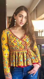 Beautiful Colorful Top With Jeans Traditional Indian Dress Indian Fashion Dresses Indian Designer Outfits
