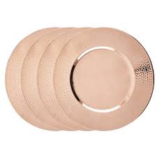 Mercer41 Nguyen 16 Stainless Steel Charger Wayfair In 2020 Copper Charger Plates Charger Plates Copper Decor