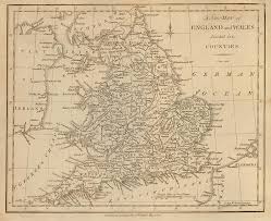 4 miles to 1 in. File A New Map Of England Wales Divided Into Counties Bm 1871 1209 121 Jpg Wikimedia Commons