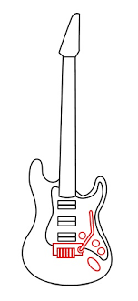 Follow these easy steps to and learn how to draw the perfect guitar. Drawing A Cartoon Guitar