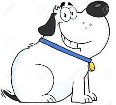 Reducing the fat and calorie content of your dog's diet shouldn't mean reducing the nutritional value. Gluckliche Weiss Fat Dog Cartoon Mascot Character Lizenzfrei Nutzbare Vektorgrafiken Clip Arts Illustrationen Image 17519782