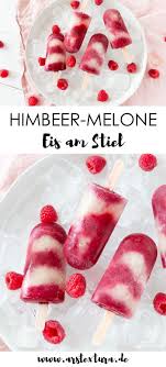 Himbeer Melone Eis Am Stiel Ars Textura Diy Blog In 2020 Melone Eis Eis Selber Machen Rezept Lebensmittel Essen