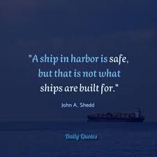 Image result for ship in the harbor is safe