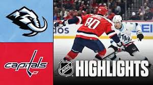 MacKenzie Weegar scores. Washington Capitals lead the Utah Mammoth 5-4 in the third period (live updates)