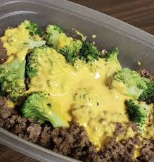 Ground Turkey Or Beef Melted Cheese And Steamed Broccoli Keto Diet Recipes Keto Recipes Easy Keto Meal Plan