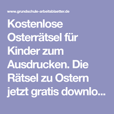 Gedächtnistraining für senioren ist hilfreich. Kostenlose Osterratsel Fur Kinder Zum Ausdrucken Die Ratsel Zu Ostern Jetzt Gratis Downloaden Und In Der Grundschule Oder Ostern Ratsel Kinder Mandalas Kinder