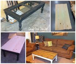 We at pottery barn are here to make traditionally, coffee tables have been rectangular and placed lengthwise in front of a sofa. Nice Before And After Coffee Table Coffee Table Refurbished Coffee Tables Painted Coffee Tables
