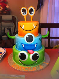 A Monster Good Time Cake Monster Cake Boy Birthday Cake