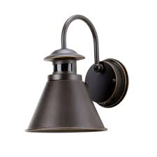 Hampton Bay 180 Degree Outdoor Motion Sensing Wall Lantern Hb48017mp 237 At The Home Depot Outdoor Wall Mounted Lighting Wall Lantern Outdoor Wall Lantern