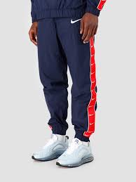 Nike Nsw Swoosh Pant Wvn Obsidian University Red White Cd0421 451 Pants Nike Red And White