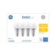 Now, a bulb's power is usually measured in lumens. Ge Basic 100 Watt Eq A19 Soft White Led Light Bulb 4 Pack In The General Purpose Led Light Bulbs Department At Lowes Com