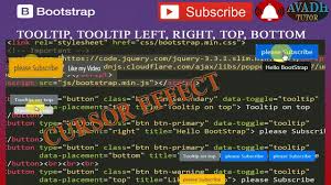 Tooltip Bootstrap Mouse Move Then Data Display Using Bootstrap Text Data Tutor Text