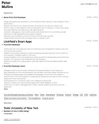 A web designer resume tends to look more like an engineering resume than anything else. Front End Developer Resume Samples All Experience Levels Resume Com Resume Com
