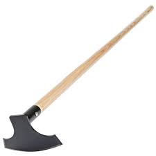 The stirrup shaped blade is sharpened on both sides so it cuts roots just below the soil on the push and pull stroke. Ilmu Pengetahuan 1 Garden Tools Hoe