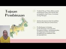 Tujuan pembinaan tembok besar china. Mpu3122 Tamadun Cina Tembok Besar China Youtube