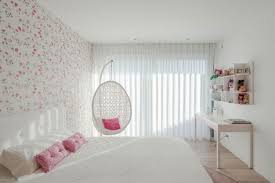 Bedroom Modern Teenage Girl Bedroom Ideas Cool White Teenage Girl Bedroom With Modern Floral Wallpaper And W Woman Bedroom Girls Room Design Small Room Bedroom