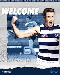 Cameron kicked 3 goals in his first match in geelong colours. Geelong Cats On Twitter Got Him Welcome To Geelong Jeremy Cameron Presented By Gordontafe Geelongstrong