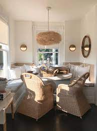 Set of 6 dining room brown parson chairs kitchen formal elegant leather design. Serena Lily Spring Sale Most Lovely Things
