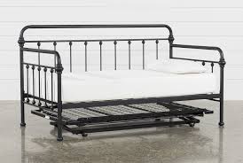 Identify the parts of the trundle. Knox Metal Daybed With Revive Pop Up Trundle Living Spaces