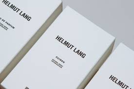 Helmut Lang Relaunch Their Signature Fragrances Helmut Lang Graphic Design Collection Branding Inspiration