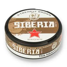 Siberia is one of the worlds strongest portion snus, from 24mg/g to 43mg/g. Siberia 80Âºc Xtremely Brown Moist Tobacco Snus Chew Bags 43mg