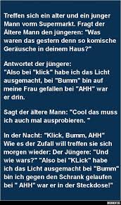 Treffen Sich Ein Alter Und Ein Junger Mann Vorm Supermarkt Lustige Bilder Spruche Witze Echt Lustig Witzige Spruche Witze Witze Lustig