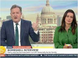 Piers morgan responded to buckingham palace's historic announcement last night that prince harry and meghan markle will be retiring from royal life by suggesting the queen had told them to 'sling. Iplajkwumawlhm