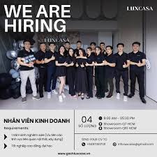 Luxcasa Tuyển Dụng Nhân Viên Kinh Doanh - Gạch Luxcasa