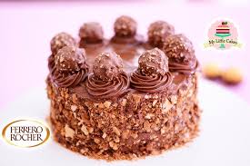 Ferrero Rocher Chocolate Cake My Little Cakes Hazelnut Cake Cupcake Cakes Chocolate Ganache Cake