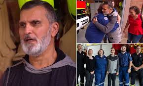 Cyclist is considered luckiest man after emergency services arrive in  record time after heart attack