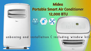 It's very easy to set up and install. Midea Portable Smart Air Conditioner 12000btu Unboxing And Installation Youtube