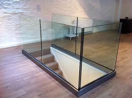 Tempered laminated hercules glass panel with spigots. Interior Balustrades Metro Performance Glass New Zealand