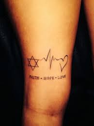 Seine arbeiten machten sein geschäft international bekannt und er trägt sicher einen großen anteil, dass tattoos gesellschaftsfähig wurden. Oberschenkel Symbole Bedeutung Glaube Liebe Hoffnung Schrift Druckbustaben Inspirational Tattoos Faith Hope Love Tattoo Tattoos For Women Small Meaningful