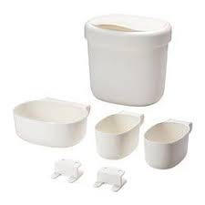 Onsklig Kosze Zawieszane 4 Szt Bialy Storage Baskets Ikea Storage Baskets Ikea Basket