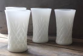 Check spelling or type a new query. Vintage Milk Glass Dishes Goblets Drinking Glasses Dessert Plates