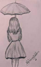 Collection by mariam salem • last updated 1 day ago. Girl S Beautiful Sketch With Umbrella Madchen Regenschirm Schone S Girl Drawing Sketches Art Drawings Sketches Simple Easy Drawings Sketches
