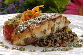 Herb Crusted Baked Grouper Baked Grouper Grouper Recipes Grouper Fish Recipes