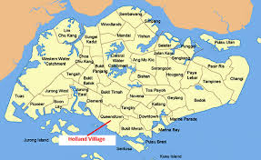 Map Of Singapore Districts Google Search Singapore Map Holland Map Map